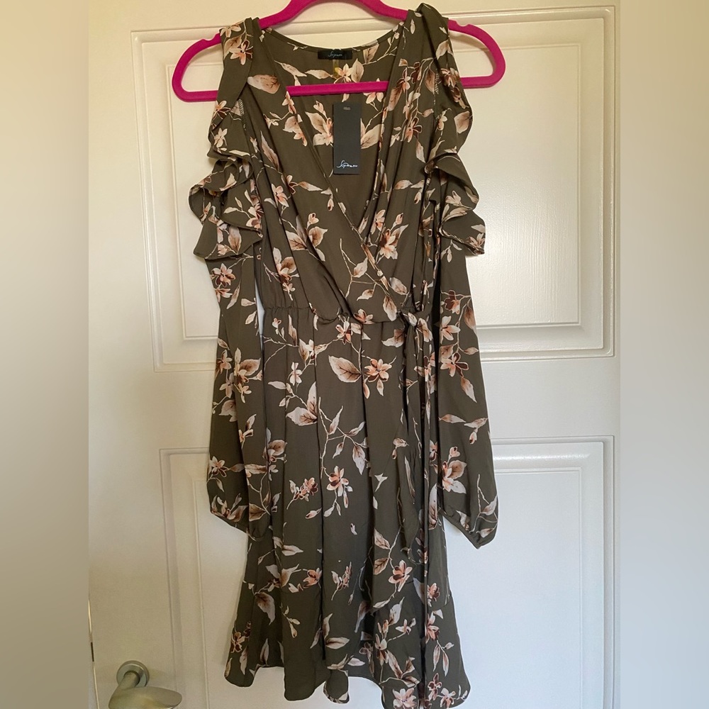 Floral Long Sleeve Summer Dress